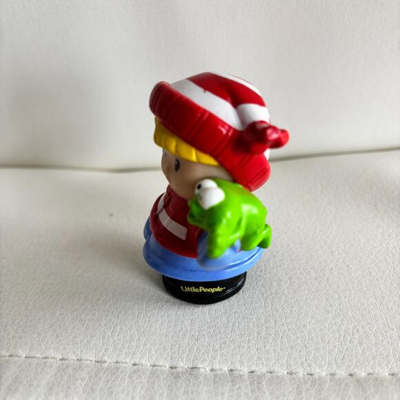 FP Little People Christmas Holiday 2009 Santa Hat Boy Eddie Replacement Figure - Picture 3 of 4